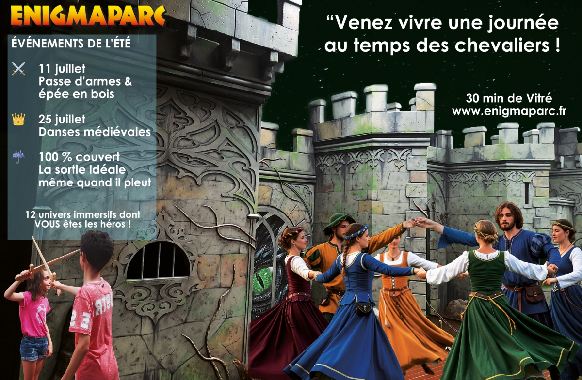 Fête médiévale à Enigmaparc AVEC combats et danses
