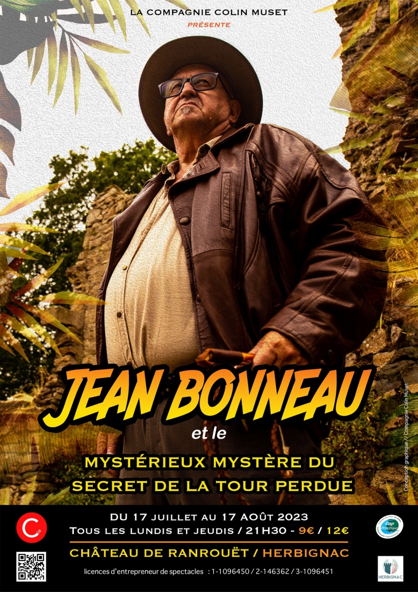 affiche Spectacle Colin Muset Chateau de Ranrouet